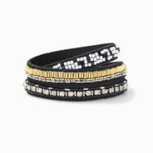 Stella & Dot Emma Triple Wrap Bracelet